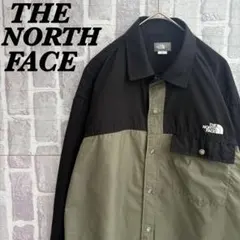美品　THE NORTH FACEノースフェイス　ロングスリーブ　ヌプシシャツ