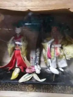 ‼️雛人形 ガラスケース入り ひな祭り　高砂人形　財運　縁起物