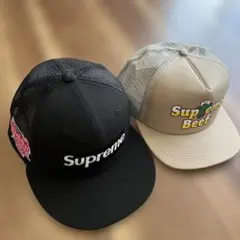 Supreme Mesh cap 2個セット