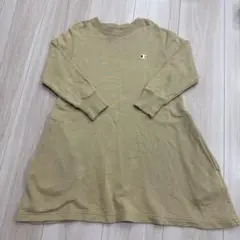 Champion ワンピース　ベージュ　スウェット