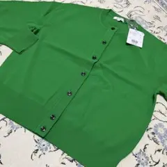 ★PLST クルーネックカーディガン L新品★