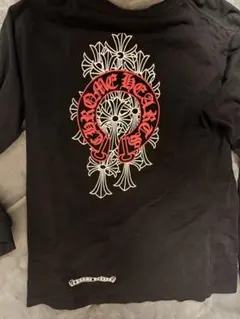 クロムハーツ Chrome Hearts 黒ロンT クロスレザーパッチ swag - メルカリ
