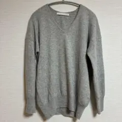 美品♪スピックアンドスパン　カシミヤ100% ニット　Ｖネックプルオーバー