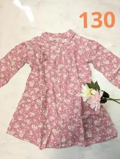 花柄シャツワンピース130のサムネイル
