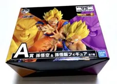 一番くじ ドラゴンボール A賞 孫悟空 & 孫悟飯フィギュア 親子かめはめ波