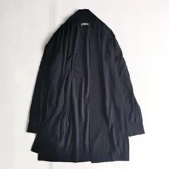 【美品✨】セオリーリュクス ロングカーディガン 羽織り ウール 薄手 紺色