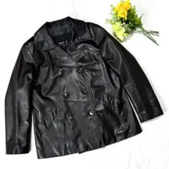 美品✨アニエスベー プレッション レザージャケット スエード 38 スエードフリンジレザージャケット Suede Leather Casual Jacket
