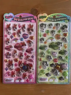 正規品うるちゅるポップシール　パワーパフガールズ２枚セット