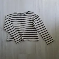 ⚫ZARA ボーダーニット Mサイズ 長袖