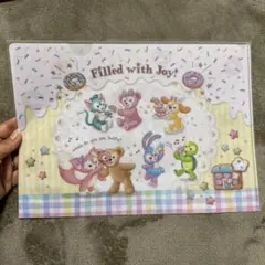 ダッフィーフレンズ　クリアファイル