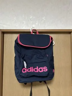 adidas リュック　ピンク　紺