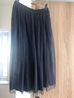 リバーシブルチュールスカート