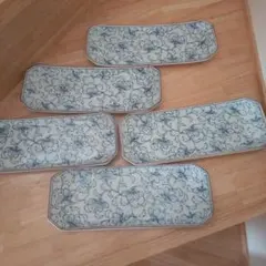 たち吉 古都唐草 焼物皿 長角皿 ５客