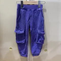 RAD CUSTOM パープル カーゴパンツ 120