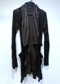 トルネードマート ベロアシワ加工ドレープカーディガン　シュリセル 5351