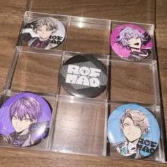 【まとめ売り】ろふまお　デビューグッズ　ランダム缶バッジ　コンプリートセット