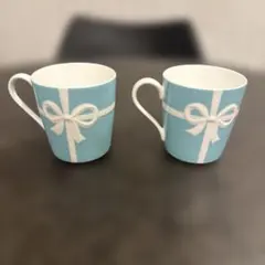 ティファニー、マグカップ、リボン