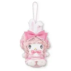 サンリオ　ときめきリボンラビットマスコット2 ピアノ　うさぎ　ピンク　プライズ