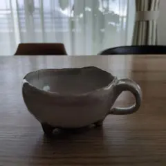 脚付き　コーヒーカップ　マグカップ　作家物　一点物