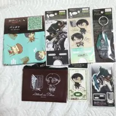 セリア　Seria　進撃の巨人　リヴァイ　エレン　7点セット