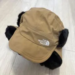 THE NORTH FACE 耳あて付きキャップ ブラウン