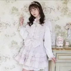 LIZLISA ティアラリボンティアードワンピース