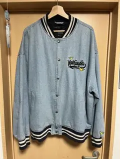 MarkGonzales スタジャン 水色 ストリート XL