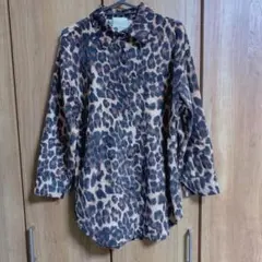 ヒョウ柄 長袖シャツ