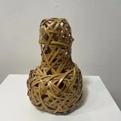竹製 花瓶 フラワーベース 編み込み インテリア - メルカリ