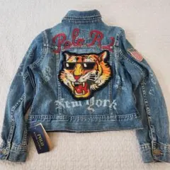 未使用タグ付き★ポロラルフローレン　Ｇジャン　デニムジャケット　ワッペン　刺繍