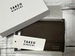 TAKEO KIKUCHI ブラウン 三つ折り財布