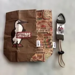 CHUMS 十六茶 コラボ ボトルケース ストラップ付きのサムネイル