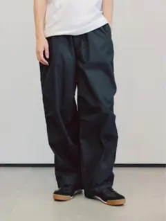 UNIQLO : C ワイド　パラシュート　パンツ　ブラック　S