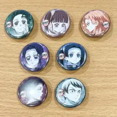 鬼滅の刃　柱稽古編×ufotable 第二話　くじ引き缶バッジ　7点セット！