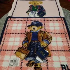 2.ポロ・ラルフ・ローレン クマデザインタオルハンカチ