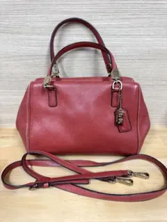 COACH マディソン　レザー 2WAY ミニサッチェル　ショルダー バッグ