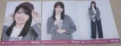乃木坂46 生写真 オーバージャケット+キャップ 賀喜遥香 3種コンプ