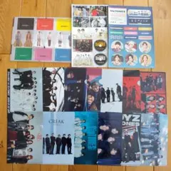 SixTONES CD特典 まとめ売り クリアファイル12枚、シールなど