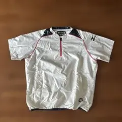 Mizuno 半袖ジャケット Lサイズ ホワイト