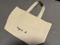 agnès b. アイボリートートバッグ