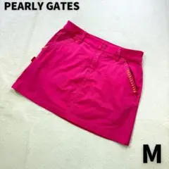 PEARLY GATES ロゴリング 刺繍ロゴ ストレッチゴルフスカート1ピンク