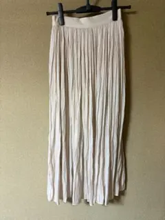 ロングスカート　薄いピンク　ミスティウーマン　OL通勤服　フリーサイズ　美品のサムネイル