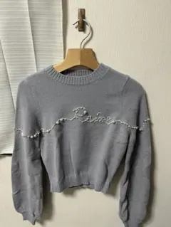 LIPSERVICE パールラインロゴニット