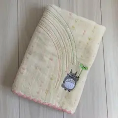 となりのトトロ　バスタオル　虹オレンジのサムネイル