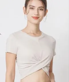 カップ付きトップス ヨガウェアトップス　M