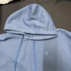 Champion ブルーパーカー フード付き