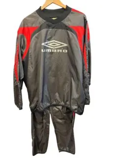 00s UMBRO アンブロ ピステ プルオーバー グレー O-XO y,2k