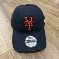 New Era 9TWENTY ブラック/オレンジ キャップ