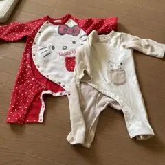 ハローキティ スヌーピー ロンパース 80サイズ