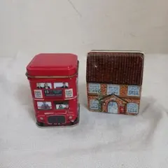 ロンドン　バス　ミニ缶　ハウスミニ缶　セット　海外土産
